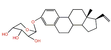 19-Norpregna-1,3,5(10),20-tetraen-3-O-b-arabinopyranoside