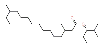 (1S)-1-ethyl-2-methylpropyl 3,13-dimethylpentadecanoate