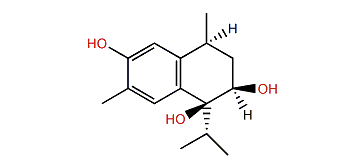 (1S,3R,4S)-Calamenene-3,4,7-triol