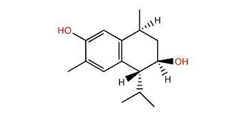 (1S,3R,4S)-Calamenene-3,7-diol