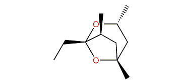 (1S,3R,5R,7S)-1-Ethyl-3,5,7-trimethyl-2,8-dioxabicyclo[3.2.1]octane