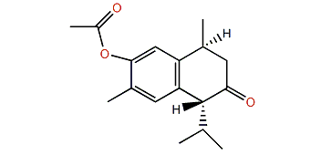 (1S,4R)-7-Acetoxycalamenen-3-one