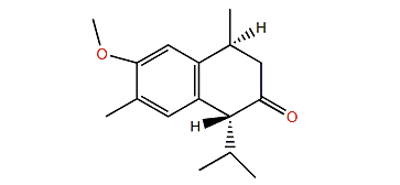 (1S,4R)-7-Methoxycalamenen-3-one
