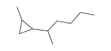 1-Methyl-2-(1-methylpentyl)-cyclopropane