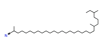 1,22,26-Trimethyloctacosyl cyanide