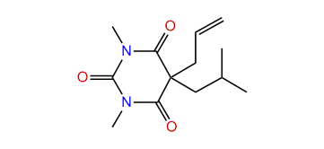 5-Allyl-5-isobutyl-1,3-dimethyl-2,4,6(1H,3H,5H)-pyrimidinetrione