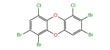 2,3,6,7-Tetrabromo-1,9-dichlorodibenzo-p-dioxin