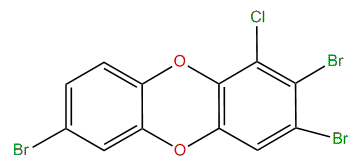 2,3,7-Tribromo-1-chlorodibenzo-p-dioxin