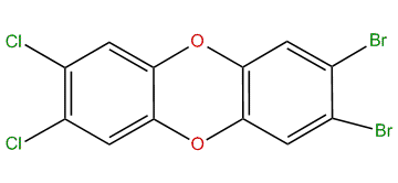 2,3-Dibromo-7,8-dichlorodibenzo-p-dioxin