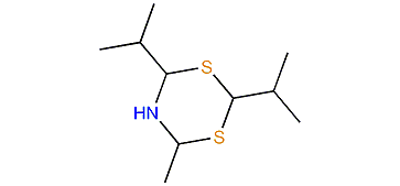 2,4-Diisopropyl-6-methyl-1,3,5-dithiazinane