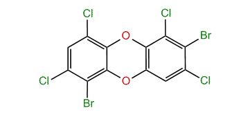 2,6-Dibromo-1,3,7,9-tetrachlorodibenzo-p-dioxin