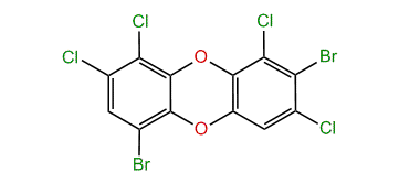 2,6-Dibromo-1,4,8,9-tetrachlorodibenzo-p-dioxin
