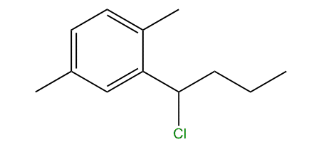 2-(1-Chlorobutyl)-1,4-dimethylbenzene