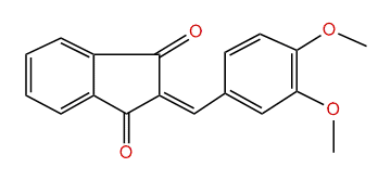 2-(3,4-Dimethoxybenzylidene)-1,3-indandione