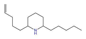 2-(4-Pentenyl)-6-pentylpiperidine