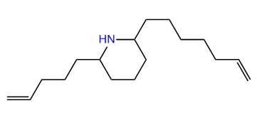 2-(6-Heptenyl)-6-(4-pentenyl)-piperidine