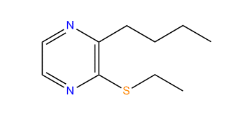 2-Butyl-3-ethylthiopyrazine