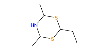 2-Ethyl-4,6-dimethyl-1,3,5-dithiazinane