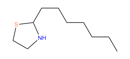 2-Heptylthiazolidine