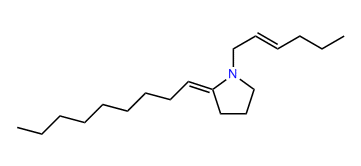 2-Hexenyl-5-nonylidenepyrrolidine