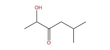 2-Hydroxy-5-methylhexan-3-one