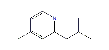 2-Isobutyl-4-methylpyridine