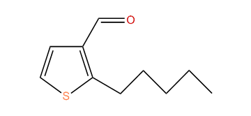 2-Pentyl-3-formylthiophene