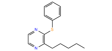 2-Pentyl-3-phenylthiopyrazine