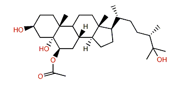 (24S)-Ergostane-6-acetate-3b,5a,6b,25-tetraol