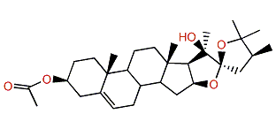 (22R,24S)-24-Methyl-22,25-epoxyfurost-5-ene-3b,20b-diol-3b-acetate