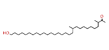 29-Hydroxy-3,11-dimethylnonacosan-2-one