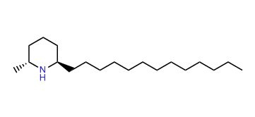 (2R,6R)-2-Methyl-6-tridecylpiperidine