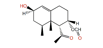 (2R,7S)-7-Formyloxy-2-hydroxy-12-nornardosin-1(10)-en-11-one