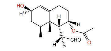 (2R,7S,11R)-7-Acetoxy-2-hydroxynardosin-1(10)-en-12-al