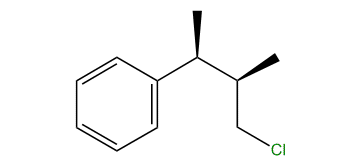 ((2S,3R)-4-Chloro-3-methylbutan-2-yl)-benzene