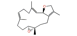 (2S,7R,8R)-Isosarcophytoxide