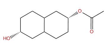 2alpha-Acetoxy-6alpha-hydroxy-trans-decalin