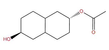 2alpha-Acetoxy-6beta-hydroxy-trans-decalin