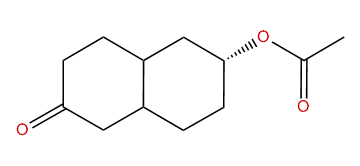 2alpha-Acetyloxy-trans-decalin-6-one