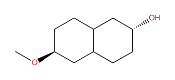 2alpha-Hydroxy-6beta-methoxy-trans-decalin
