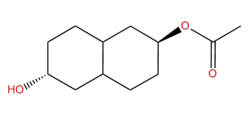 2beta-Acetoxy-6alpha-hydroxy-trans-decalin