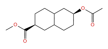2beta-Acetoxy-6beta-methoxyformyl-trans-decalin