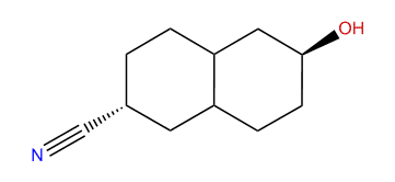 2beta-Hydroxy-6alpha-cyanide-trans-decalin
