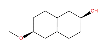 2beta-Hydroxy-6beta-methoxy-trans-decalin