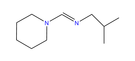 2-Methyl-N-(1-piperidinylmethylene)-1-propanamine
