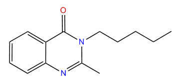 2-Methyl-3-pentyl-4-quinazolone