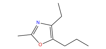 2-Methyl-4-ethyl-5-propyloxazole