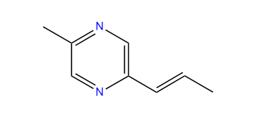 2-Methyl-5-(1-propenyl)-pyrazine