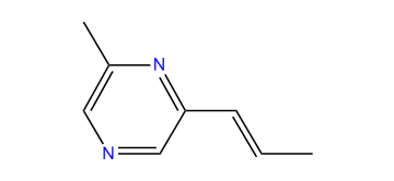 2-Methyl-6-((E)-1-propenyl)-pyrazine