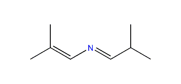 2-Methyl-N-(2-methylpropylidene)-1-propenylamine